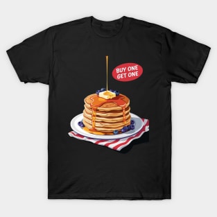 Pancakes & Panic Attacks– Relatable Humor, Mental Health T-Shirt
